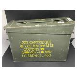 GREEN STEEL AMMO BOX