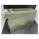 GREEN STEEL AMMO BOX