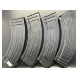 4 7.62 MAGAZINES NOT LOADED