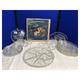 Vintage Crystal Egg Hors D