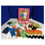 Vintage 1968 World of Barbie Doll Case w/Clothes