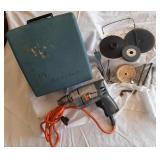 Vintage Black & Decker Drill in Case