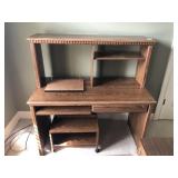 Computer Desk with Small Portable Table