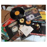 Vintage LPs and 45 Records