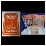 Autographed Phillip Fulmer Hat & Vinyl