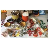 Vintage Cookie Cutters & more-Ice Bucket not inc.