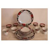TEINSHAN Christmas China 20pcs