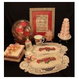 Cross Stitch, Carved Candle & More