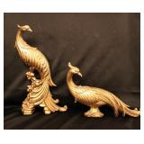 Vintage Peacock Figure Statues