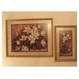 2 Pcs Barbara Mock Magnolia Topiary Prints