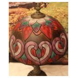 Stained Glass Tiffany Style Lamp - works