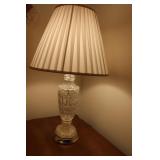 24% Lead Crystal Table Lamp - works