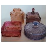 Vintage Candy Dish Set x4