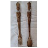 Wooden Spoon & Fork Set