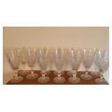 Crystal Wine Glasses x12