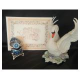 Large Swan Statue, Photo Album & Egg Clock