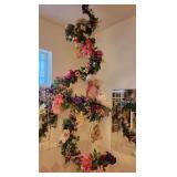 Hand Made Spiral Hanging Floral Arrangement