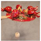 Vintage Wooden Chicken Toy