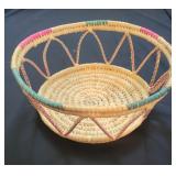 Vintage Hand Woven Basket