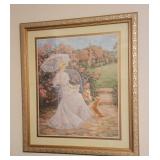 Home Interiors Lee Dubin Victorian Lady Print