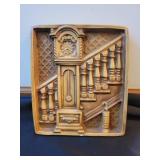 Vintage Grandfather Clock Ceramic Wall Tile