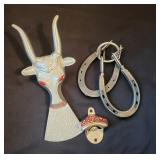 Vintage Cast Aluminum BBQ Tool, Opener++