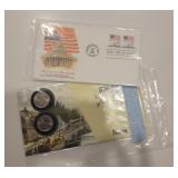 4 Sets First Day Covers & Flags of Our Nation Coin