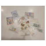 Mulitple Small Collections of Stamps - 10 Pcs