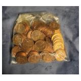 Large Collection of 1988 British Pennies