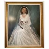 Stunning Painted Portrait of Bride