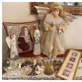 Angel Ornaments, Décor, & Pillow