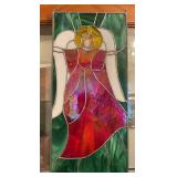Hanging Stained Glass Angel
