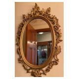 Oval Victorian Mirror