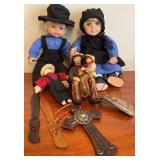 Western Décor & Amish Porcelain Dolls