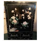 Chinese Coromandel Black Lacquer Cabinet