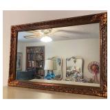 Antique Brozen Beveled Mirror