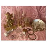Golden W/ White Décor & Jewelry