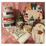 Vintage Christmas Kitchen Items