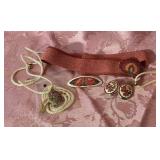 Cloisonne Belt, Locket, & Necklace