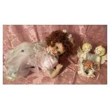 Doll & Cherub Votive Shelf Sitter