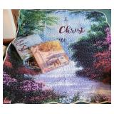Religious Throw Blankets x3