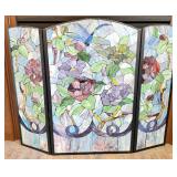 Mosaic Stained Glass Fireplace Screen