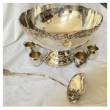 Towle Silverplate Punch Bowl ++
