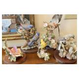 Homeco Porcelain Decor Flowers & Birds