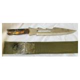 U.S.A. Saber Knife w/ Case