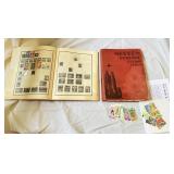 Vintage Postage Stamp Albums w/ Stamps