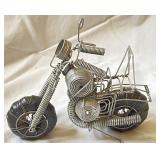 Hand Made Twisted Wire Motorcycle