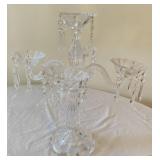 Glass & Crystal Candleabra