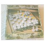 NIB Glass Chess Set
