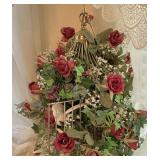 Bird Cages w/ Faux Flower Decor